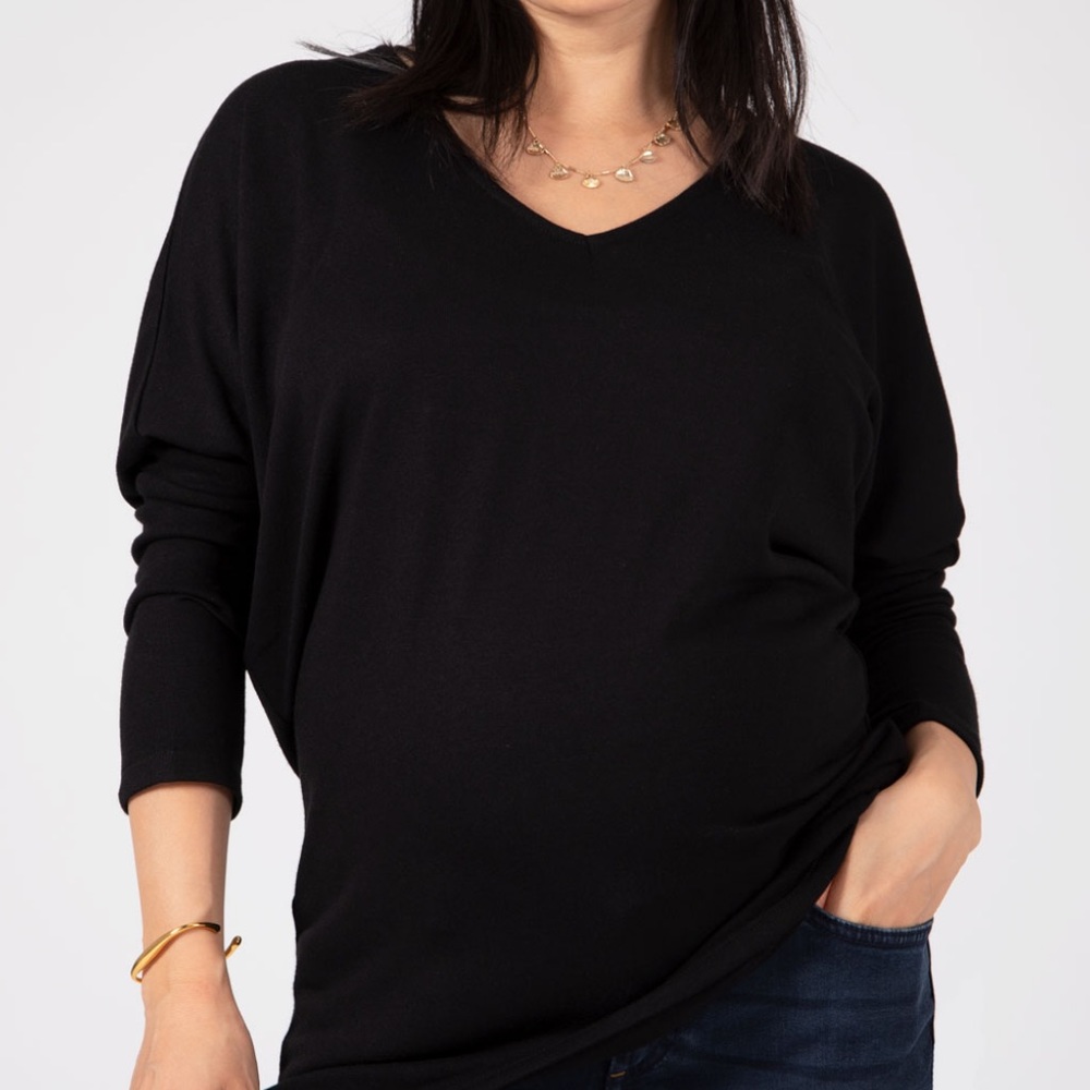 NWT Olive + oak black sweater